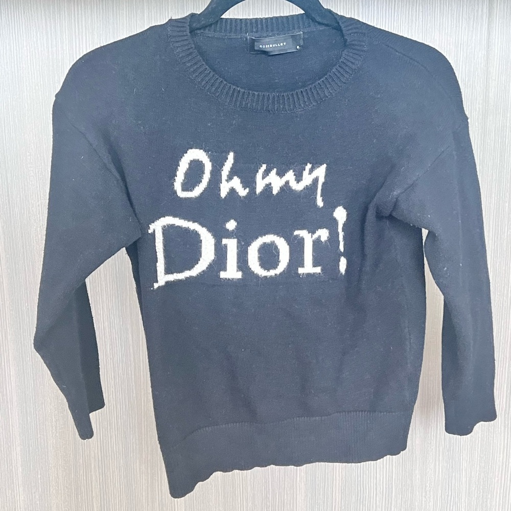 Black Oh My Dior Sweater